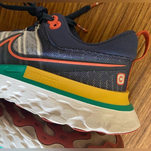 Nike - Infinity React Flyknit ‘Denim’ Running Shoes 06.1972 - Men’s size 13 - Picture 11 of 16